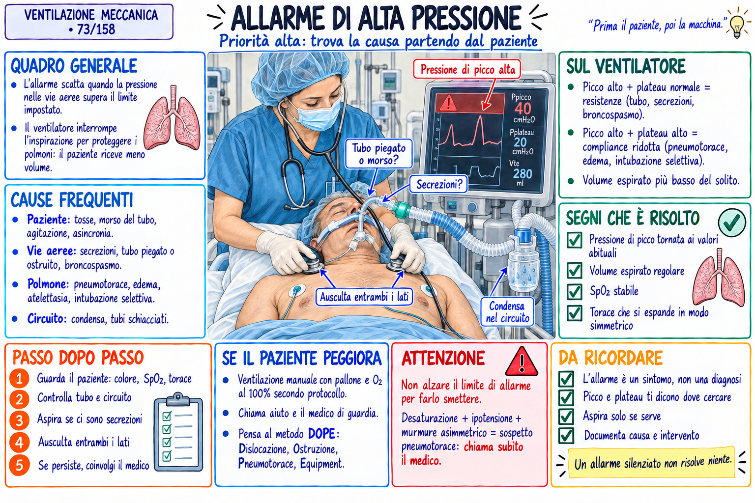 Mappa visiva: allarme di alta pressione